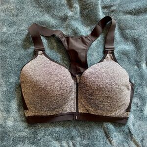 Victoria’s Secret VSX Zip Front Sport Bra Size 36DD Discontinued Style Padded